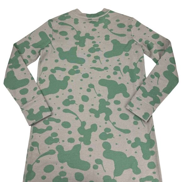 MARC BY MARC JACOBS Wool Oil Drop Print Sweatshirt Dress Sz XS Granite Multi - Picture 5 of 6